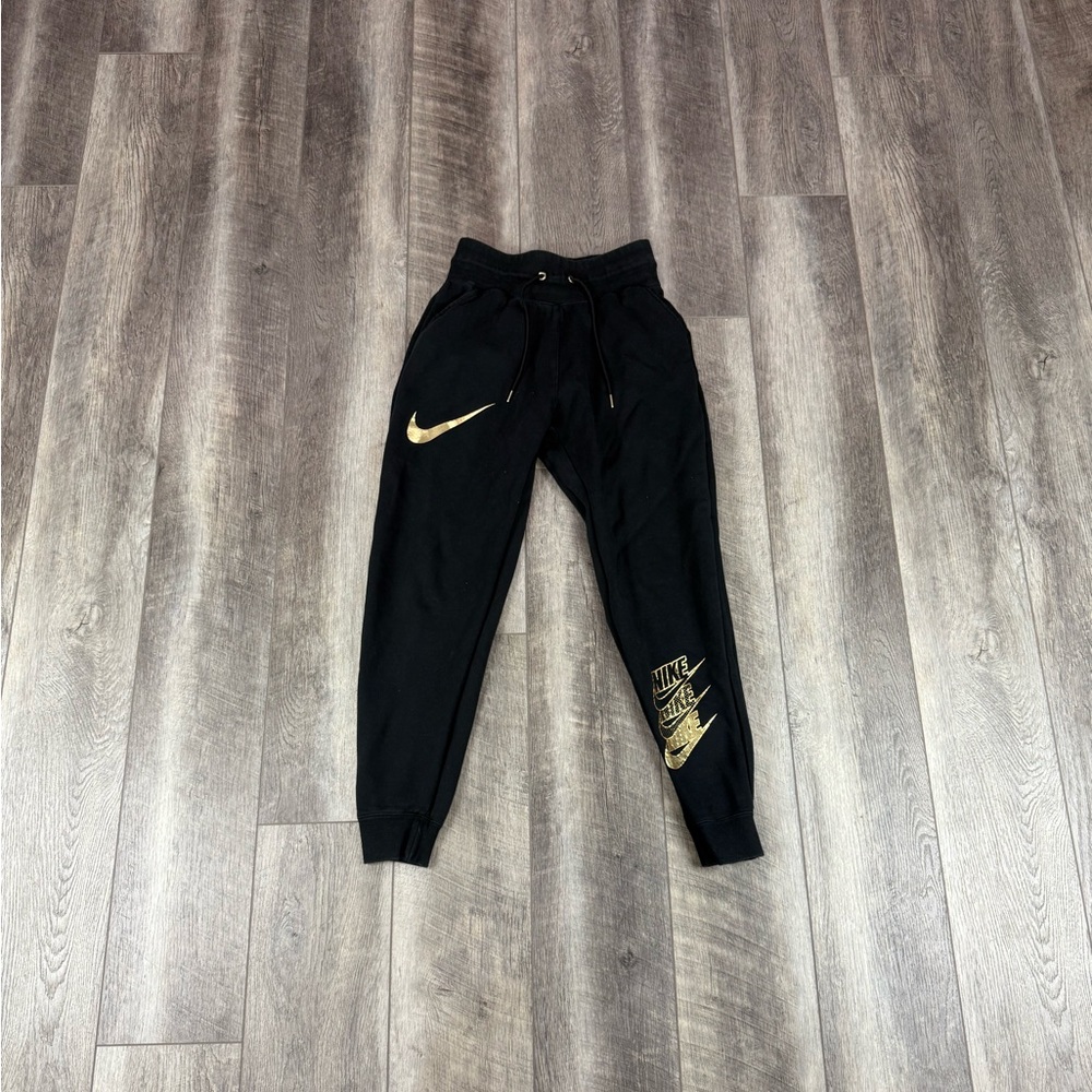 Nike Black/Gold Sweatpants